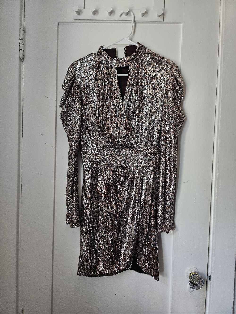 Jonathan Simkhai Sequin Leopard Print Mini Dress